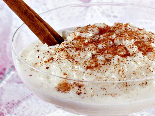 Spanish Rice Pudding
 Arroz con leche Spanish rice pudding