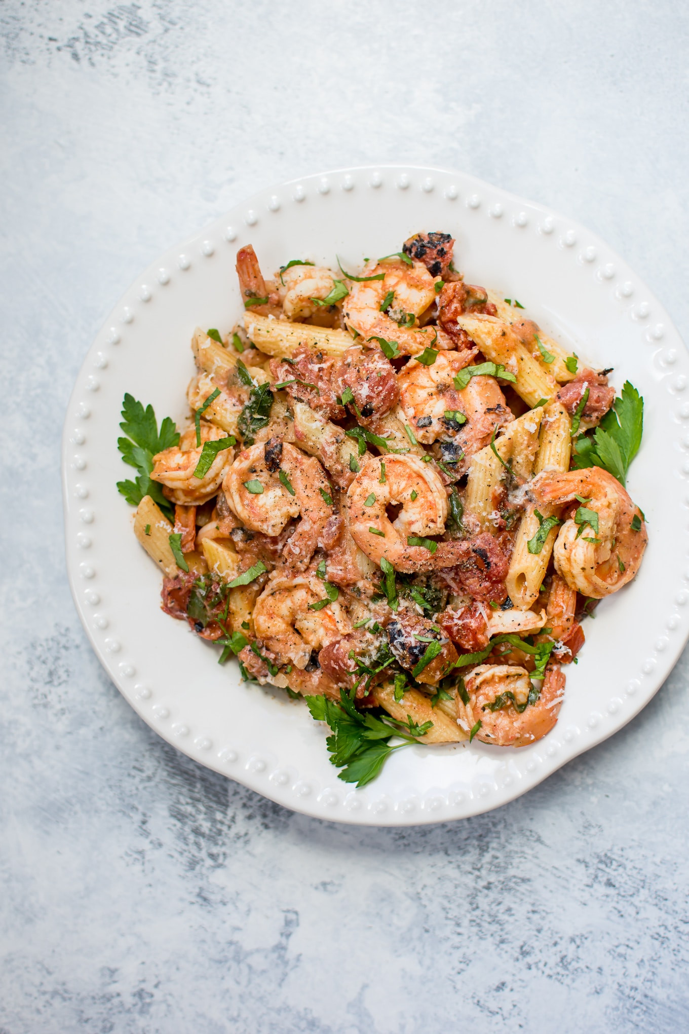 Spicy Shrimp Pasta Recipes
 Spicy Shrimp Pasta with a Roasted Tomato Sauce • Salt
