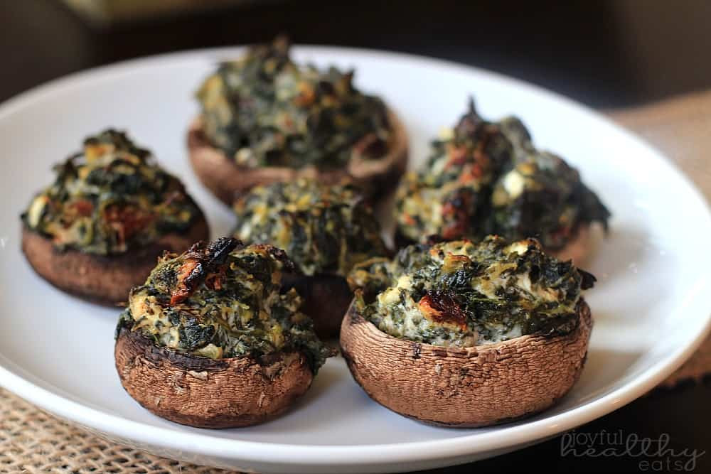 Spinach Stuffed Mushroom Recipe
 Spinach & Goat Cheese Stuffed Mushrooms Holiday Appetizers