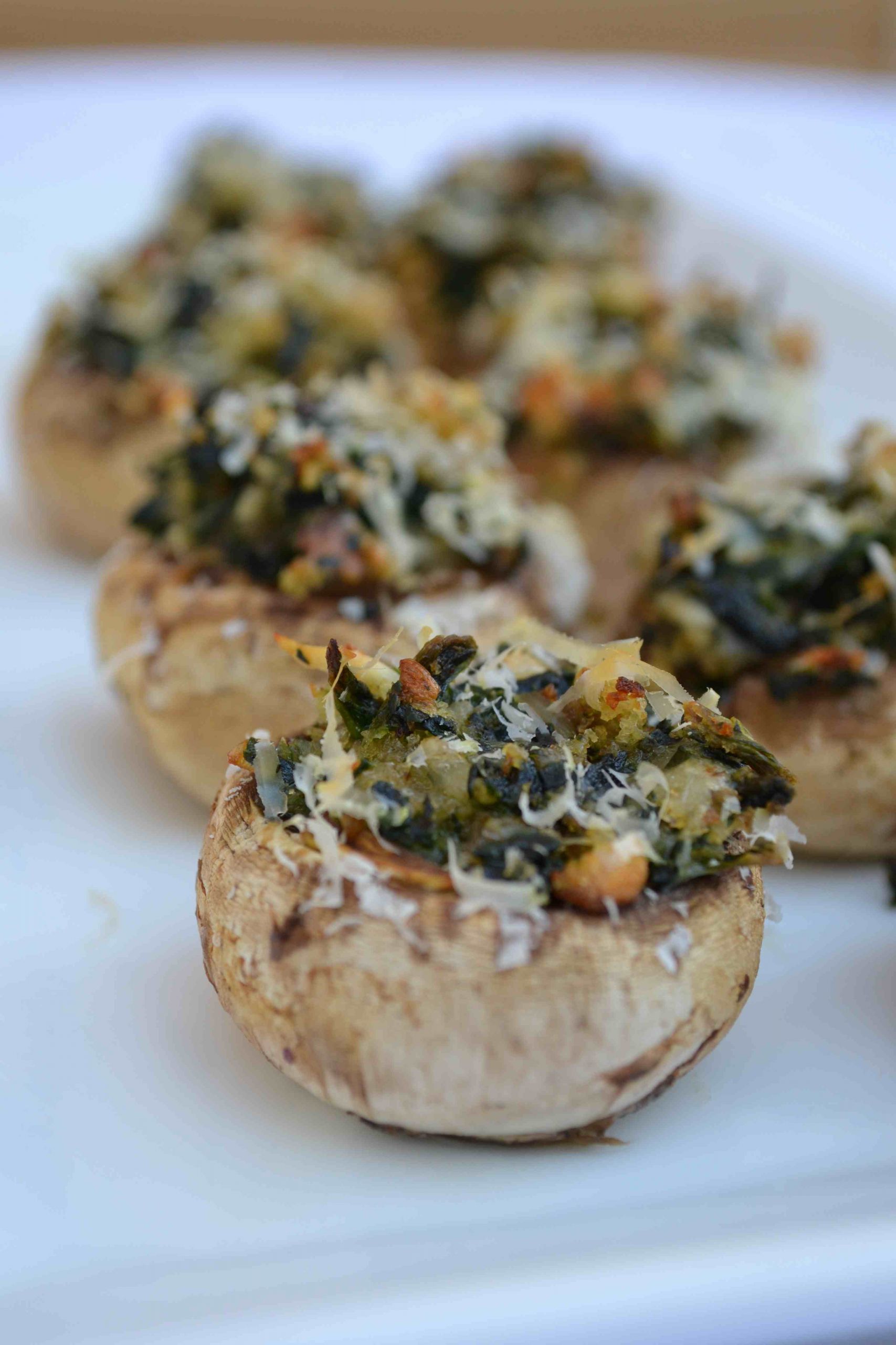 Spinach Stuffed Mushroom Recipe
 Gruyere and Spinach stuffed Mushrooms – Minced