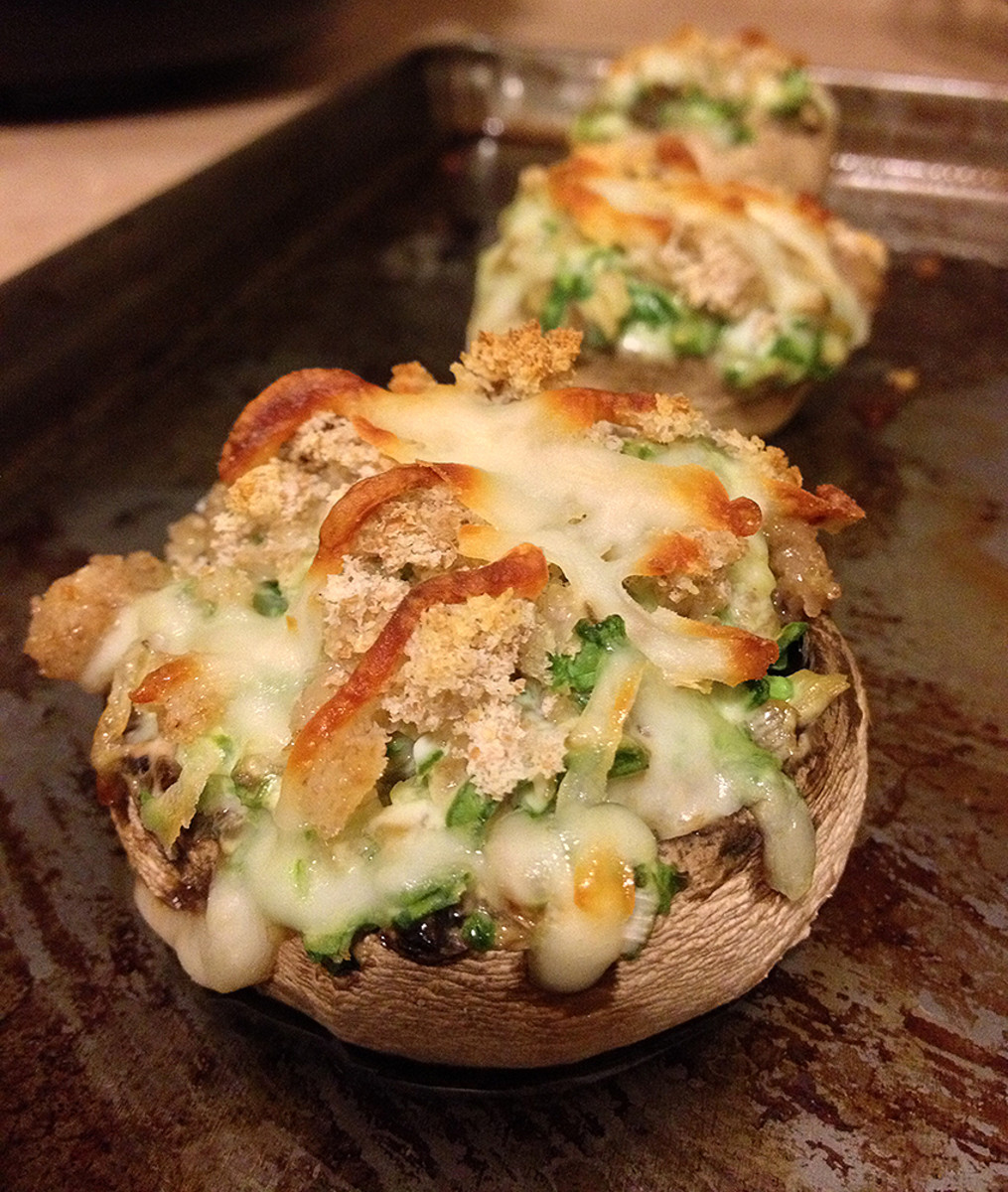 Spinach Stuffed Mushroom Recipe
 Oven Baked Spinach and Cheese Stuffed Mushrooms With