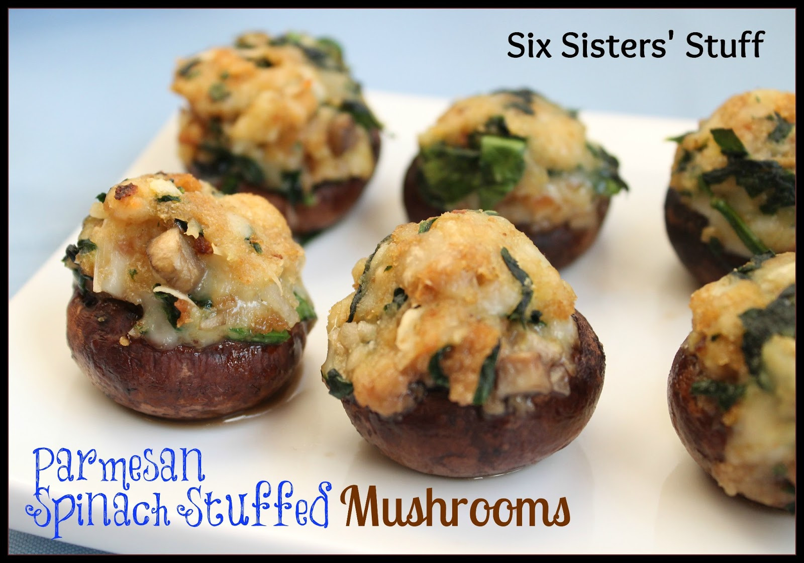 Spinach Stuffed Mushroom Recipe
 Parmesan Spinach Stuffed Mushrooms Recipe