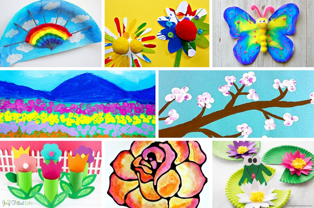 Spring Arts And Crafts For Kids
 45 Spectacular Spring Art Projects for Kids