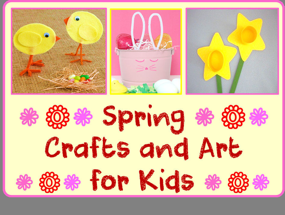 Spring Arts And Crafts For Kids
 Spring Crafts and Art for Kids