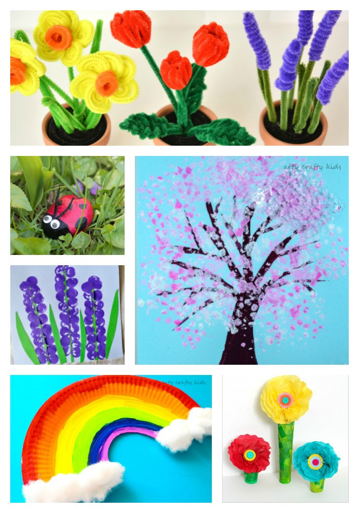 Spring Arts And Crafts For Kids
 Easy Spring Crafts for Kids