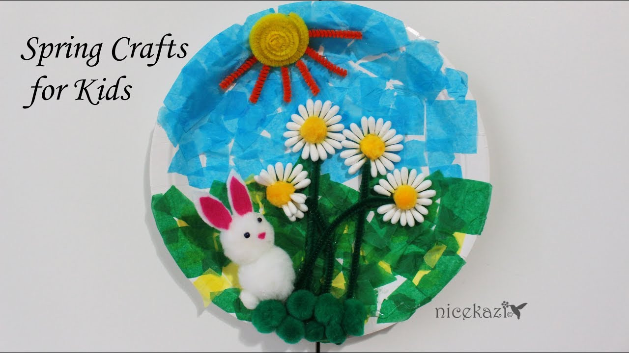 Spring Arts And Crafts For Kids
 How to make Spring Crafts for Kids Cute Bunny kids craft