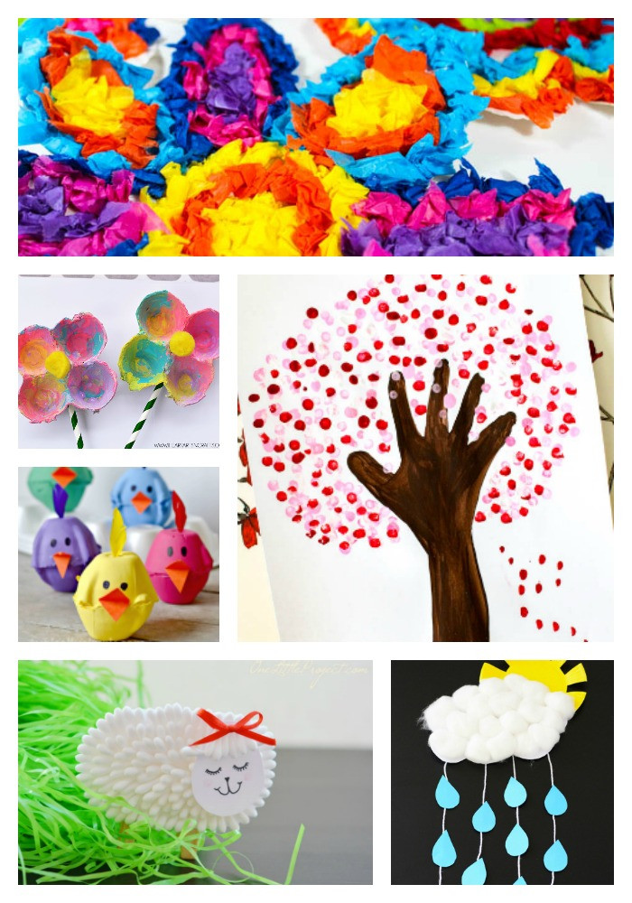 Spring Arts And Crafts For Kids
 Easy Spring Crafts for Kids