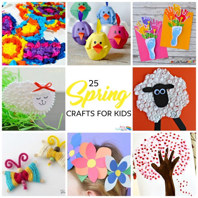Spring Arts And Crafts For Toddlers
 Easy Spring Crafts for Kids Arty Crafty Kids