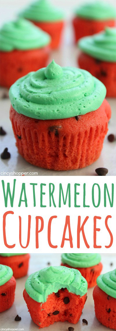 Summer Cupcakes Recipe
 Watermelon Cupcakes CincyShopper