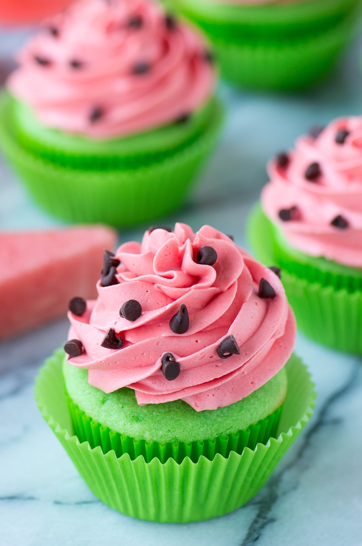 Summer Cupcakes Recipe
 Watermelon Cupcakes CUTE summer cupcakes