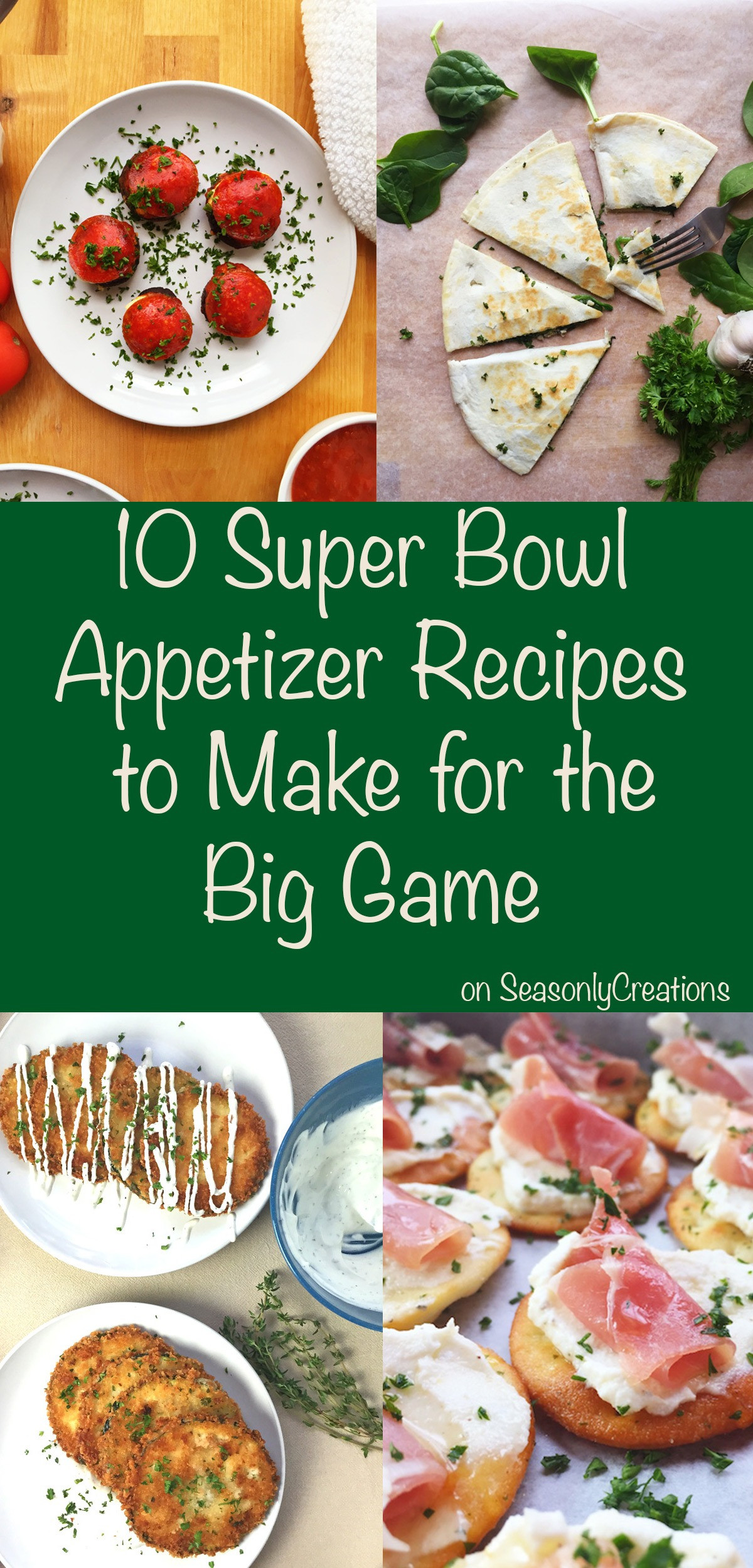 Super Bowl Menus And Recipes
 10 Super Bowl Appetizer Recipes to Make for the Big Game