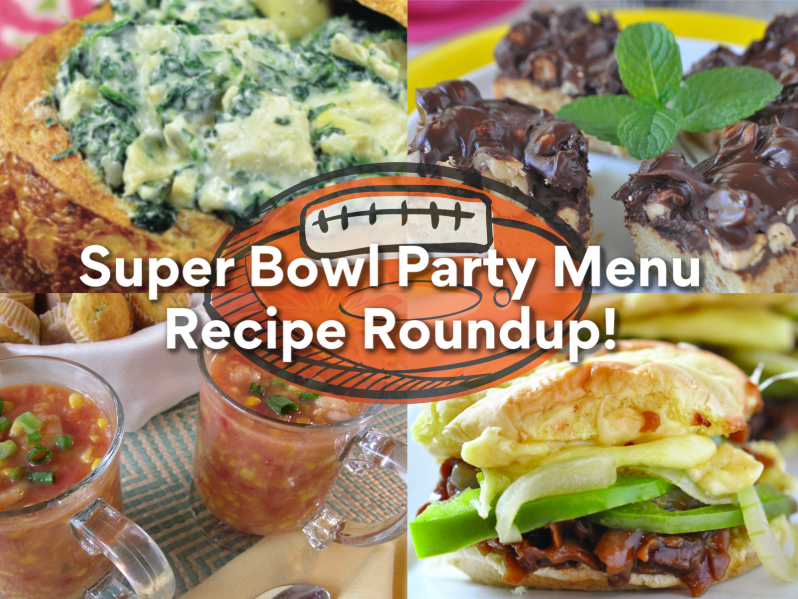 Super Bowl Menus And Recipes
 Super Bowl Party Menu Recipe Roundup