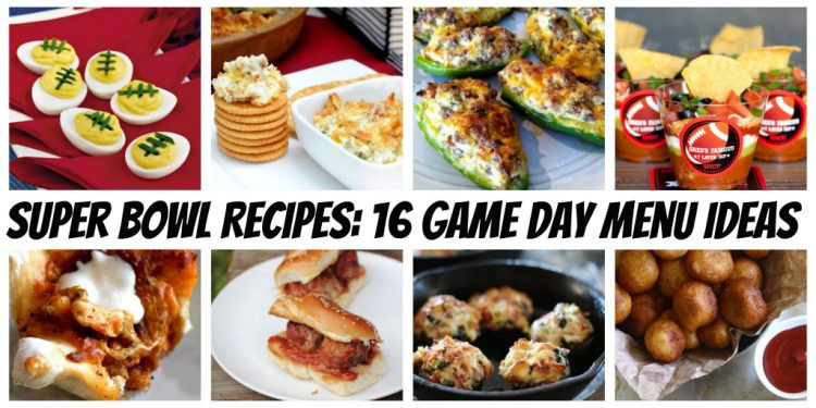 Super Bowl Menus And Recipes
 Super Bowl Recipes Game Day Menu Ideas