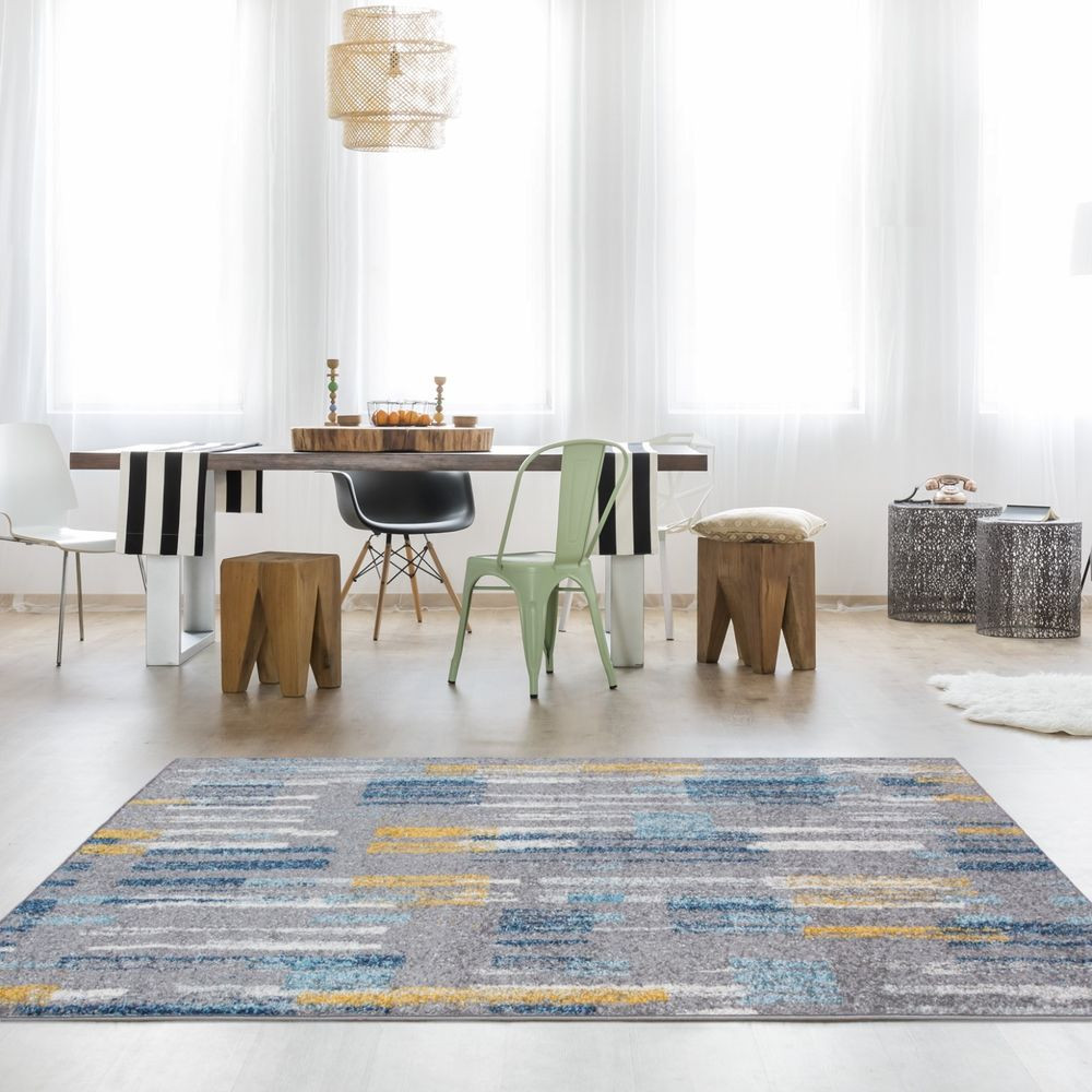Teal Rugs For Living Room
 Teal Blue Ochre Yellow Paint Stroke Living Room Rugs Soft