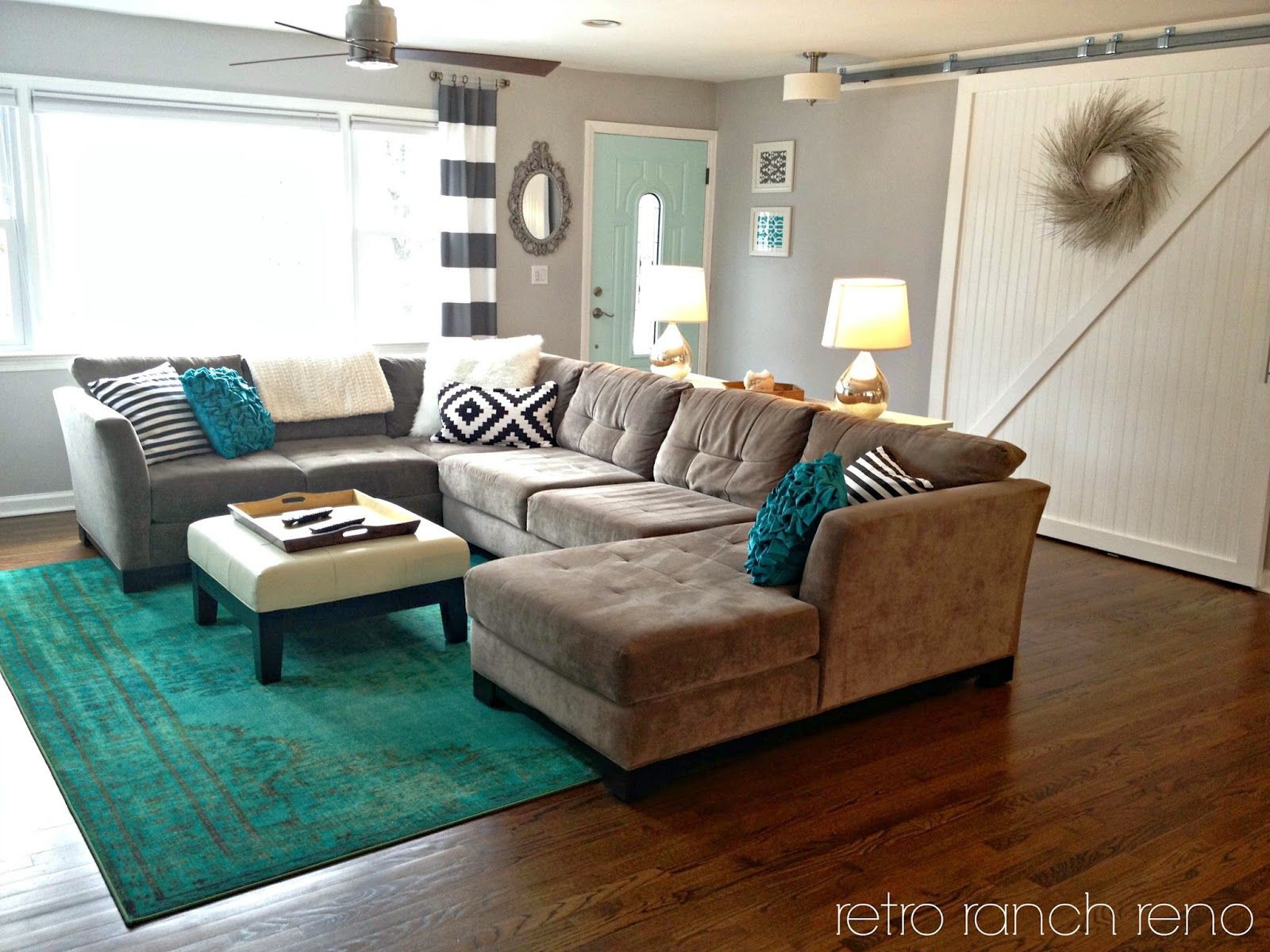 Teal Rugs For Living Room
 Teal And Brown Living Room Rugs – Modern House