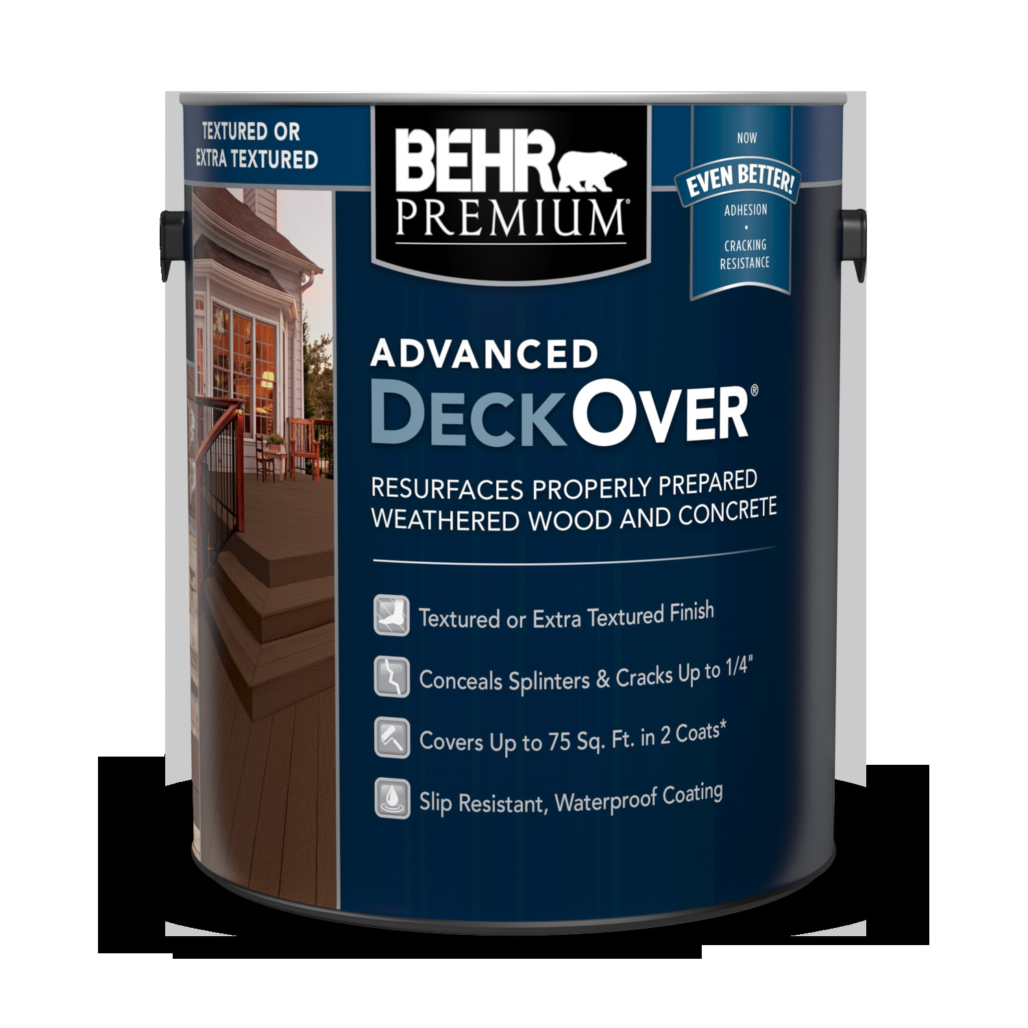 Textured Deck Paint Reviews
 Textured ADVANCED DeckOver Waterproofing Finish for Wood