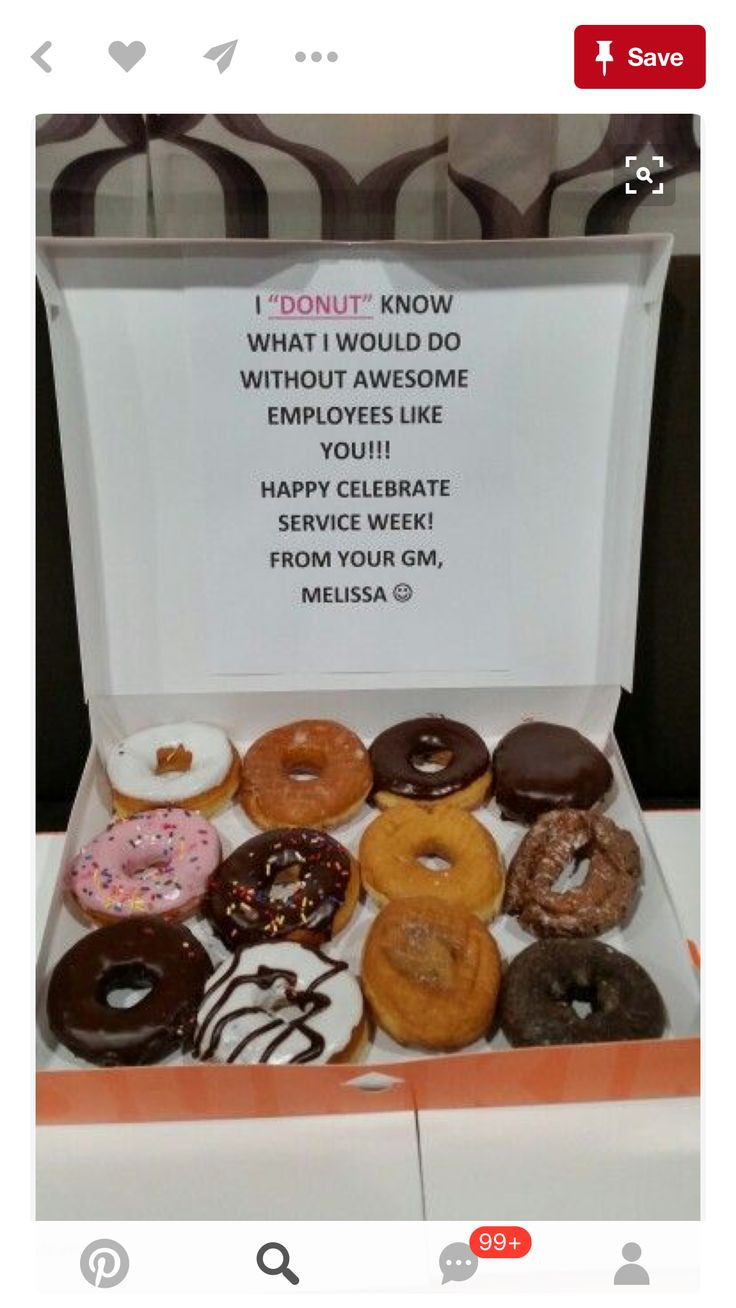 Thank You Gift Ideas For Employees
 Treats for co workers