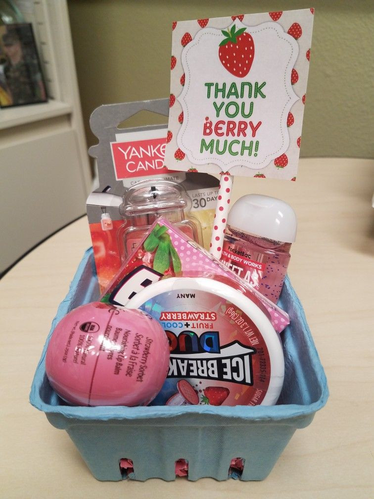 Thank You Gift Ideas For Employees
 Thank You t for employee staff teacher Thank you Berry