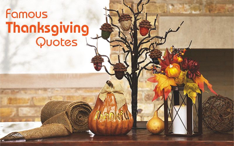 Thanksgiving Quotes Thanksgivingquotes
 Famous Thanksgiving Quotes