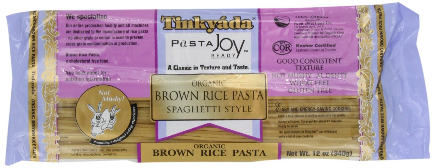 Tinkyada Brown Rice Pasta
 Tinkyada Brown Rice Pasta Phase 1