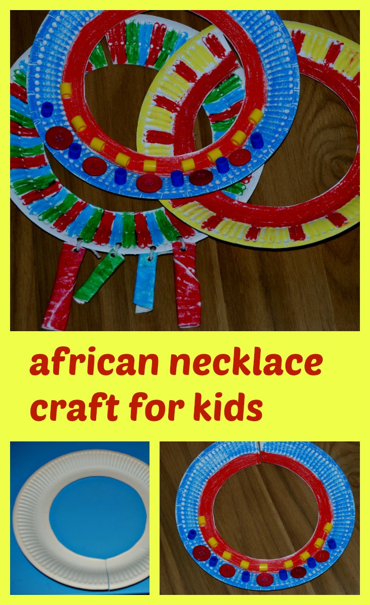Toddlers Art And Craft Activities
 African necklace craft for kids