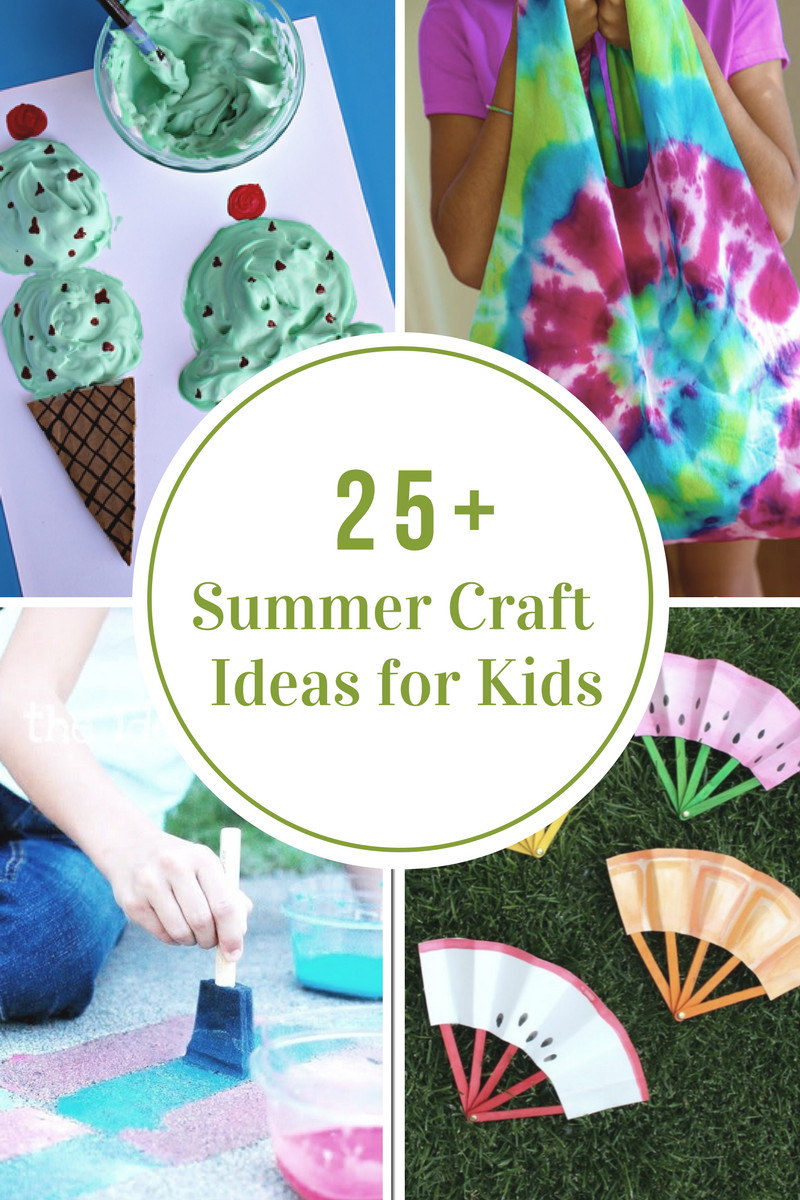 Toddlers Art And Craft Ideas
 40 Creative Summer Crafts for Kids That Are Really Fun