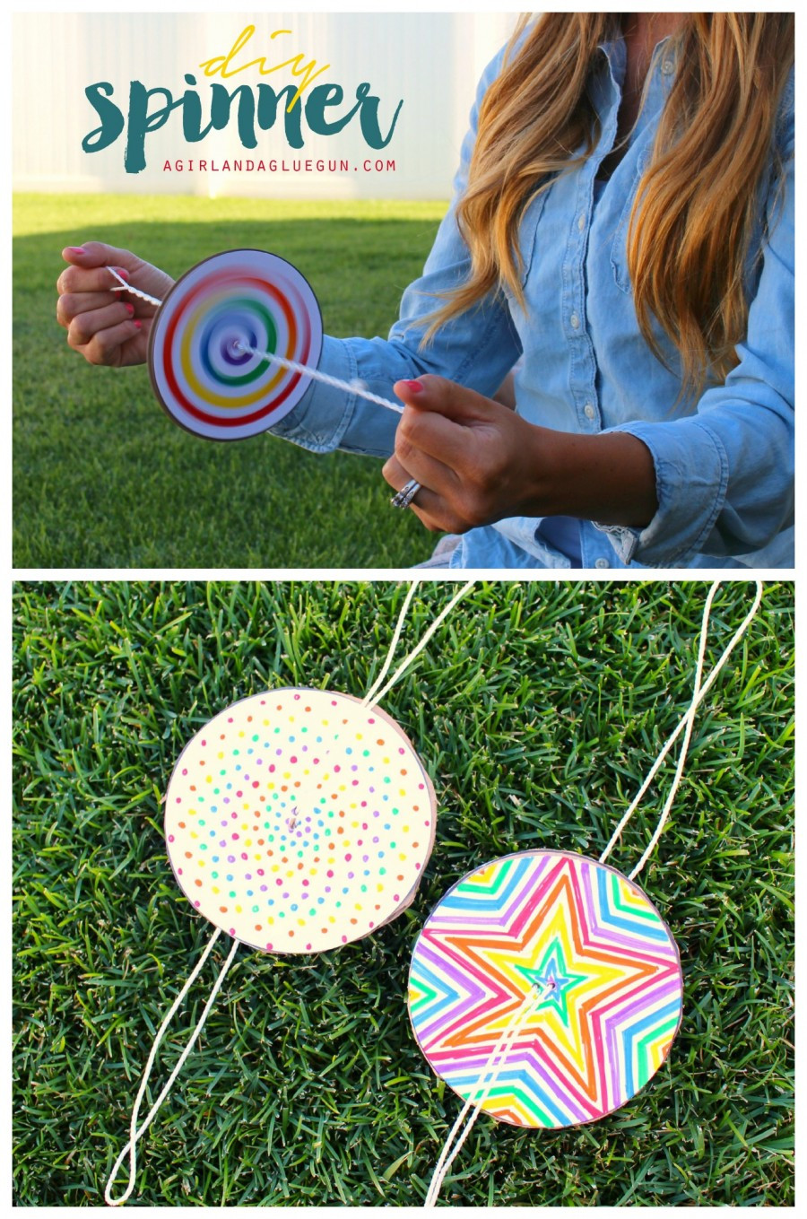 Toddlers Art And Craft Ideas
 fun spinners craft for kids to do this summer 900x1359