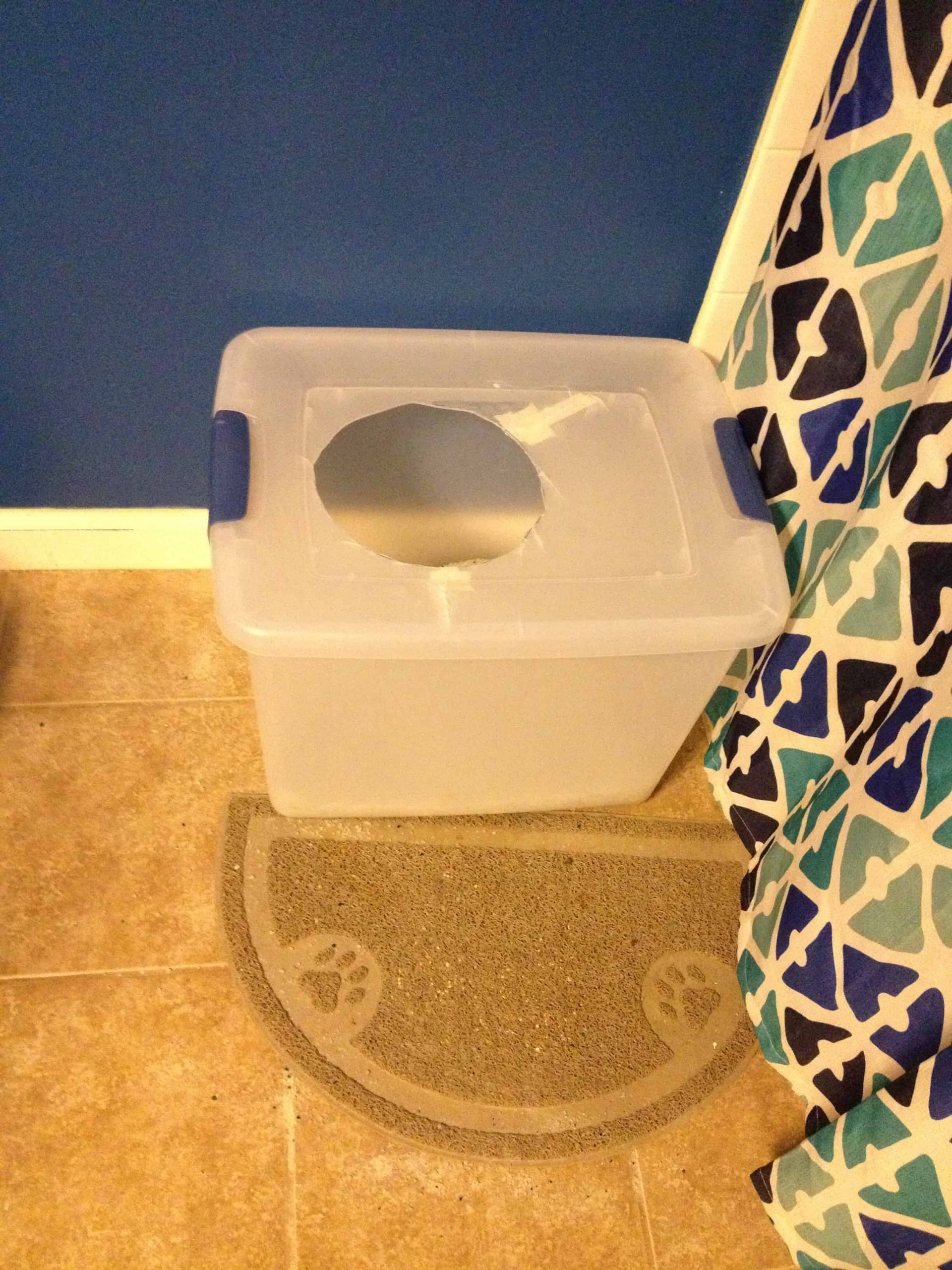 Top Entry Litter Box DIY
 diy top entry litter box Archives Charleston Crafted