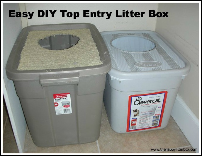 Top Entry Litter Box DIY
 Easy DIY Top Entry Litter Box