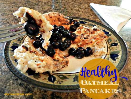 Trim Healthy Mama Pancakes
 Healthy Oatmeal Pancakes With Fresh Blueberry Topping