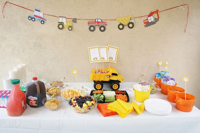 Two Years Old Birthday Party Ideas
 2 year old boy truck party