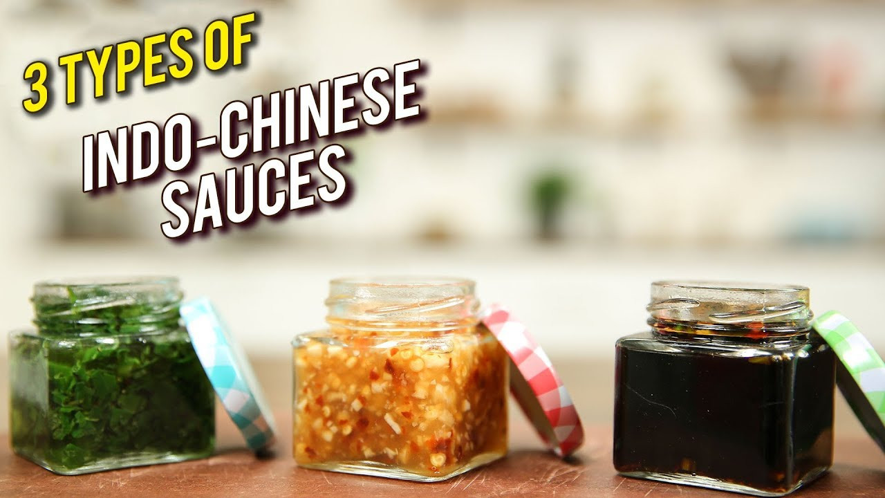 Types Of Sauces
 3 Types Chinese Sauces Indo Chinese Recipe Basic