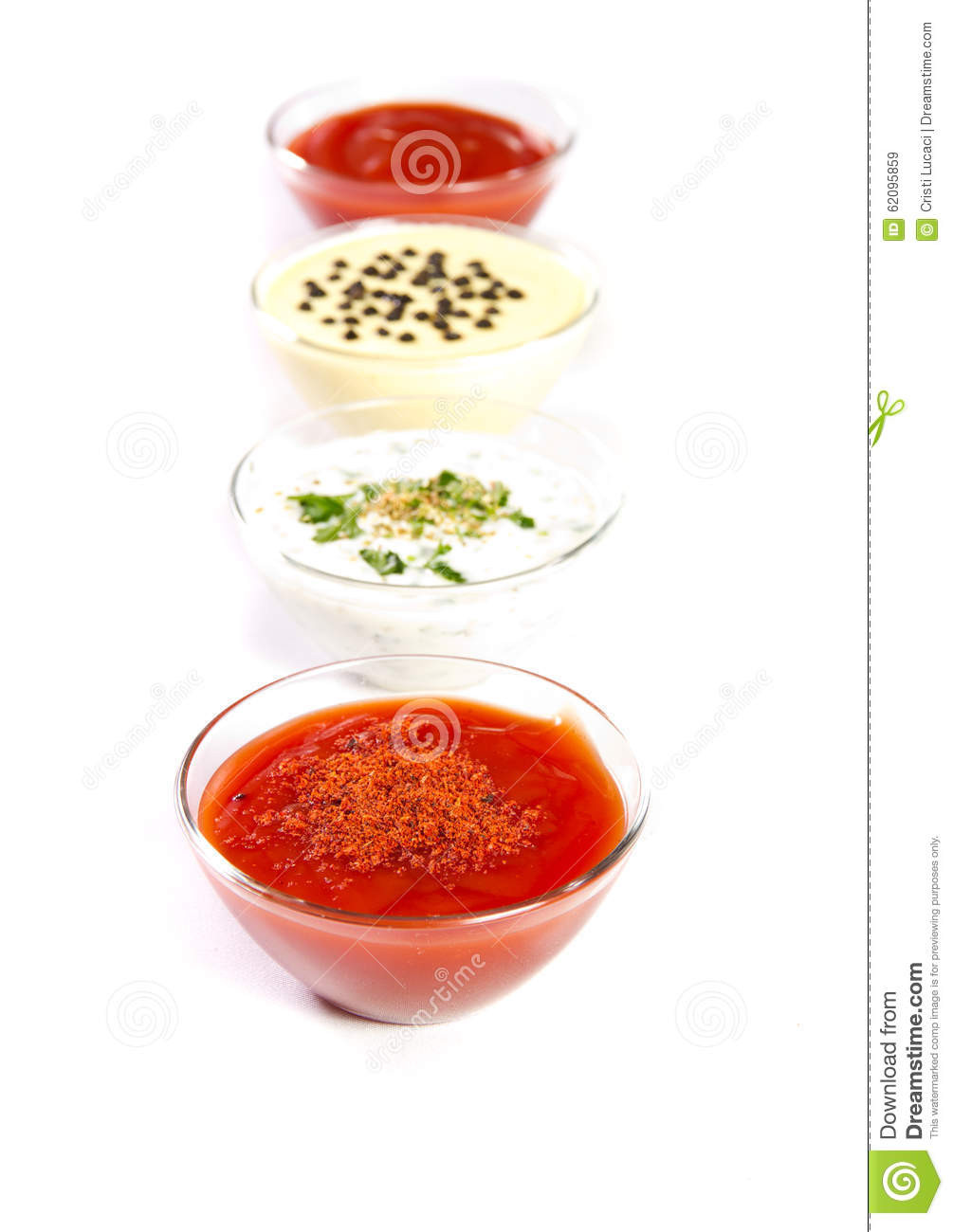 Types Of Sauces
 Sauces Stock Image