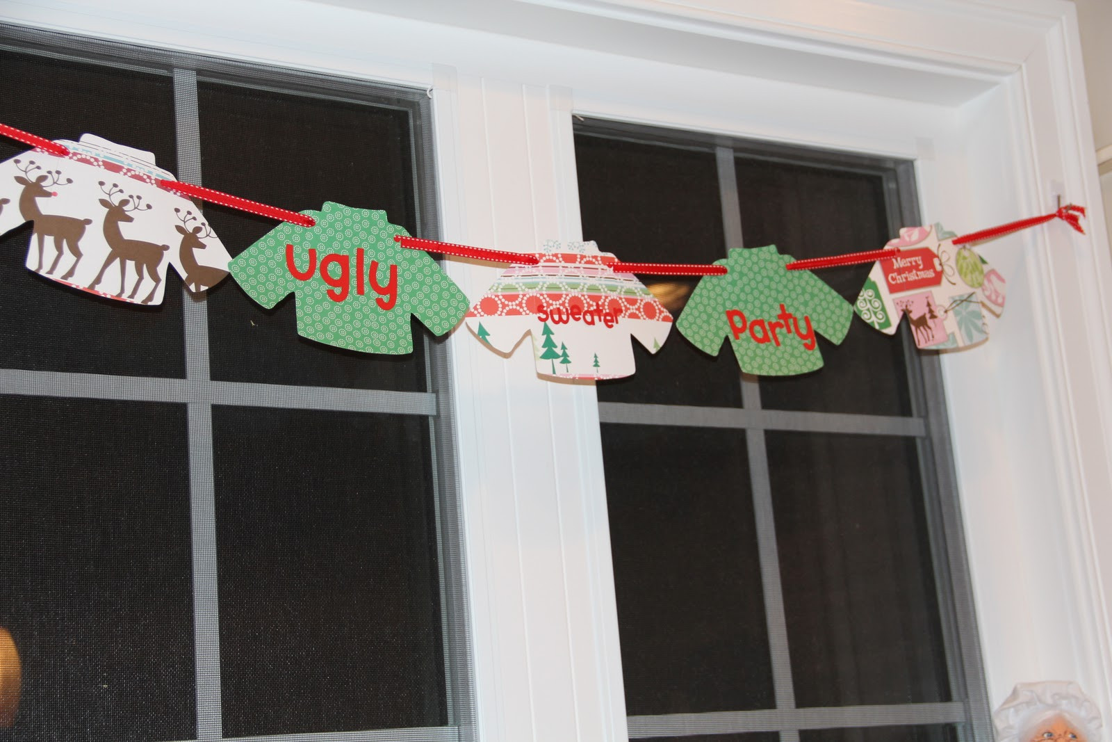 Ugly Christmas Sweater Party Decoration Ideas
 sunny little things ugly sweater party