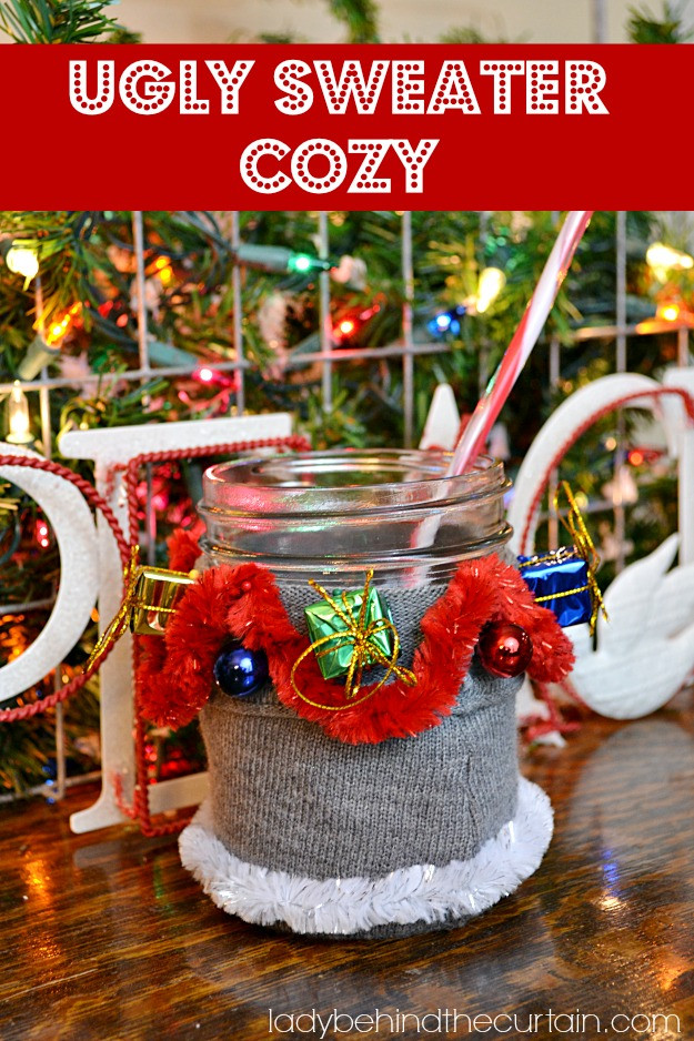 Ugly Christmas Sweater Party Decoration Ideas
 DIY Christmas Sock Cozies