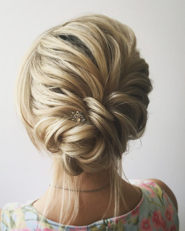 Updos Hairstyles For Bridesmaids
 54 Simple Updos Wedding Hairstyles for Brides Koees Blog