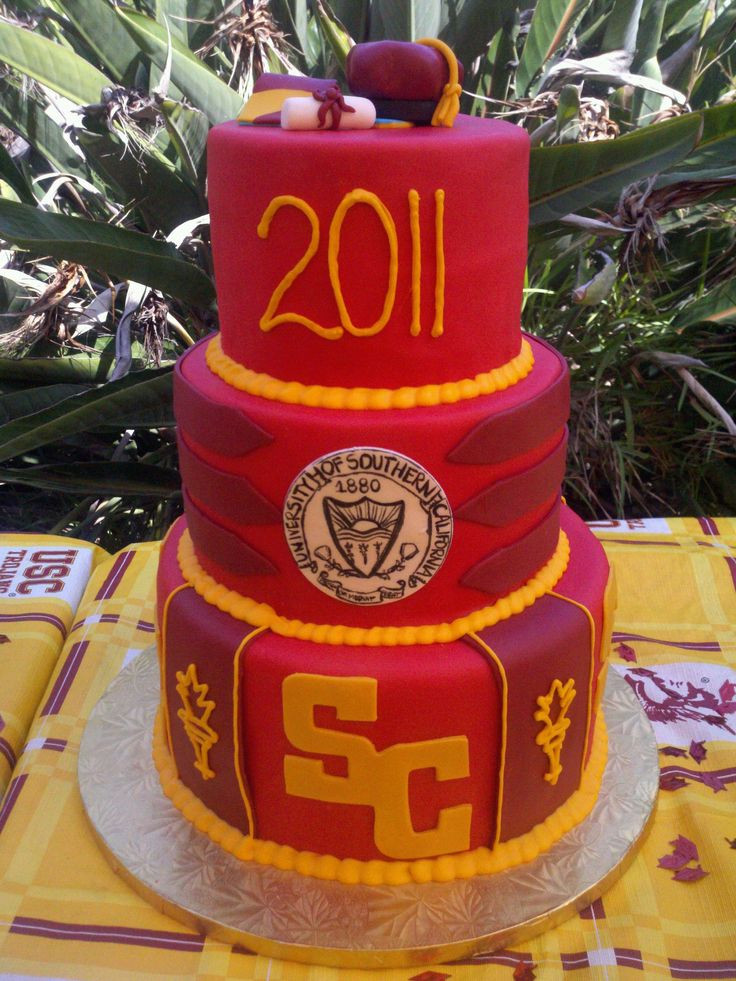 Usc Graduation Party Ideas
 10 best images about USC Graduation Cake Ideas on