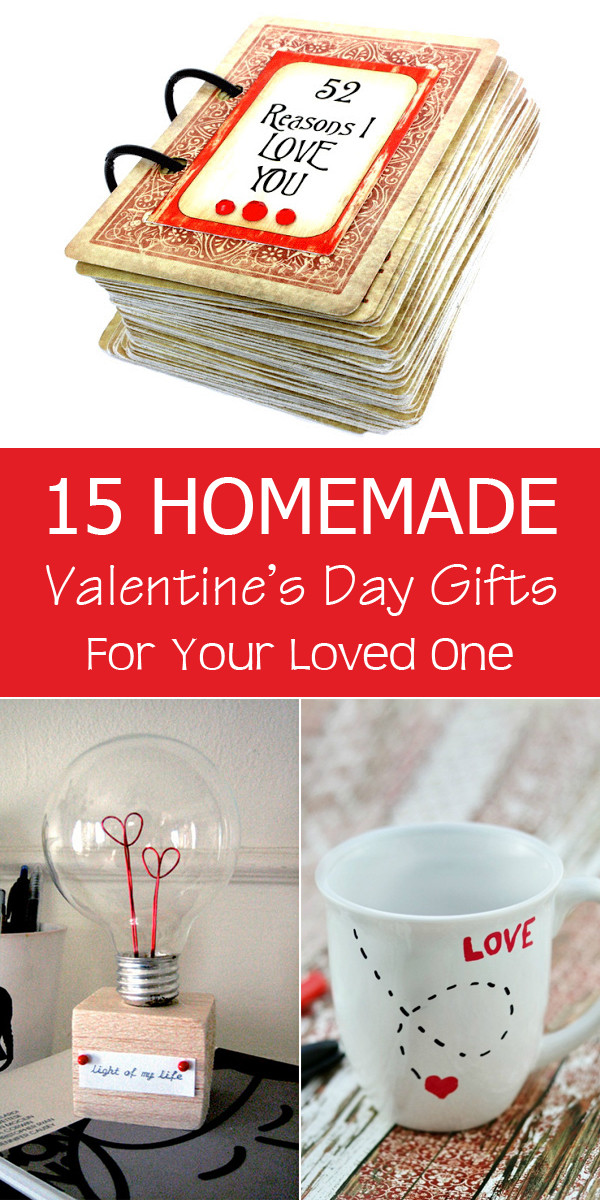 Valentine'S Day Handmade Gift Ideas
 15 Homemade Valentine s Day Gifts For Your Loved e