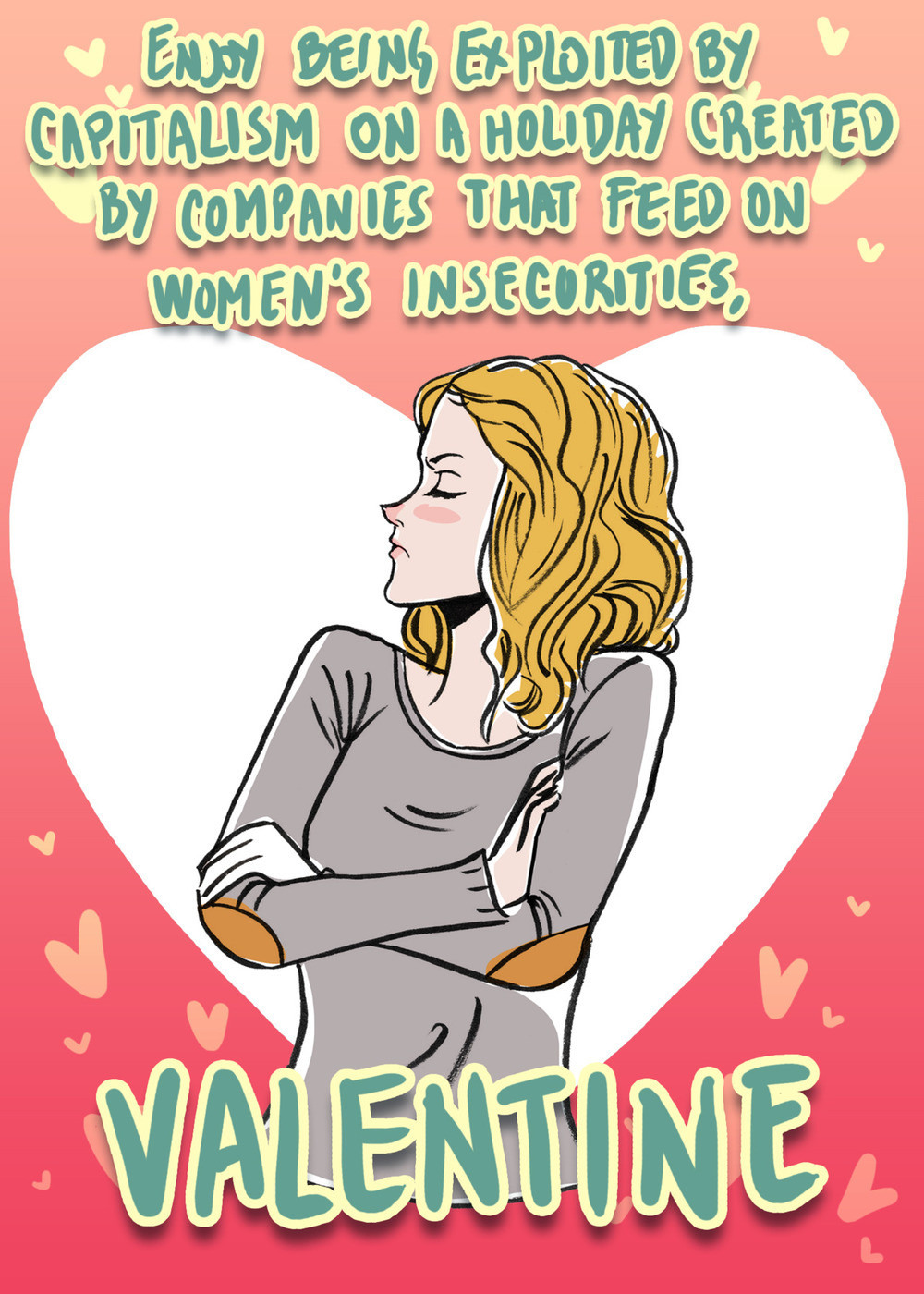 Valentines Day Quote Funny
 Funny MUNITY Themed Valentine s Day Cards — GeekTyrant
