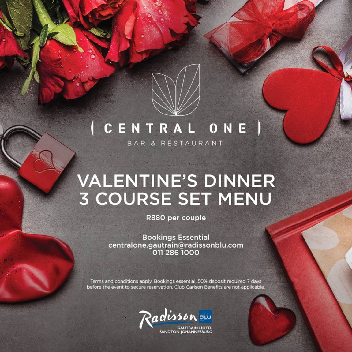 Valentines Dinner Restaurants
 Valentines Day Dinner at Central e Restaurant