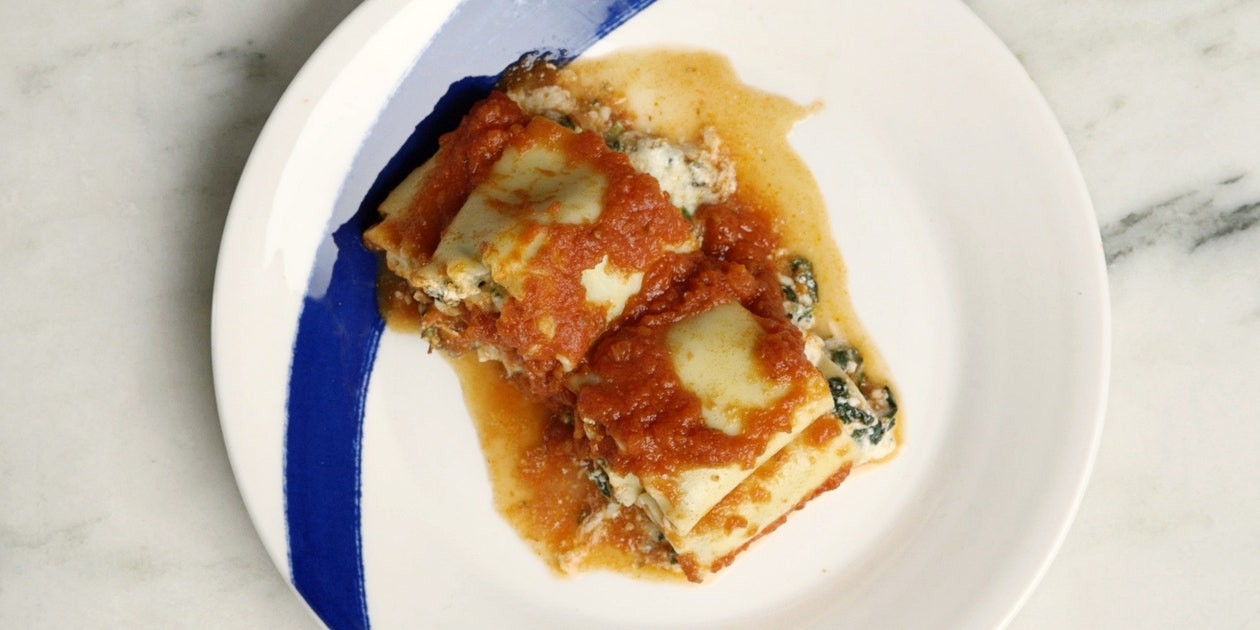Vegetarian Lasagna Epicurious
 Slow Cooker Spinach Lasagna Rollups recipe
