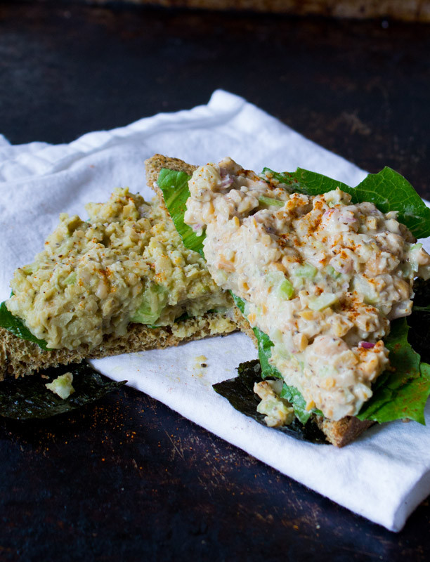 Vegetarian Tuna Recipes
 Vegan Chickpea “tuna” salad – quick and incredible