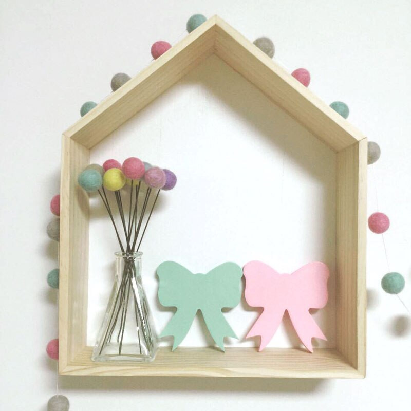 Wall Hooks For Kids Room
 Cute bowknot wooden clothes hook for kids room wall