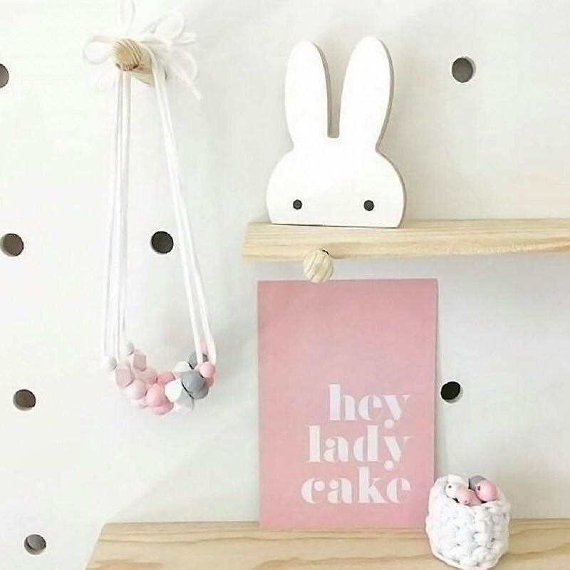 Wall Hooks For Kids Room
 Cute bunny wooden clothes hook for kids room wall decorate