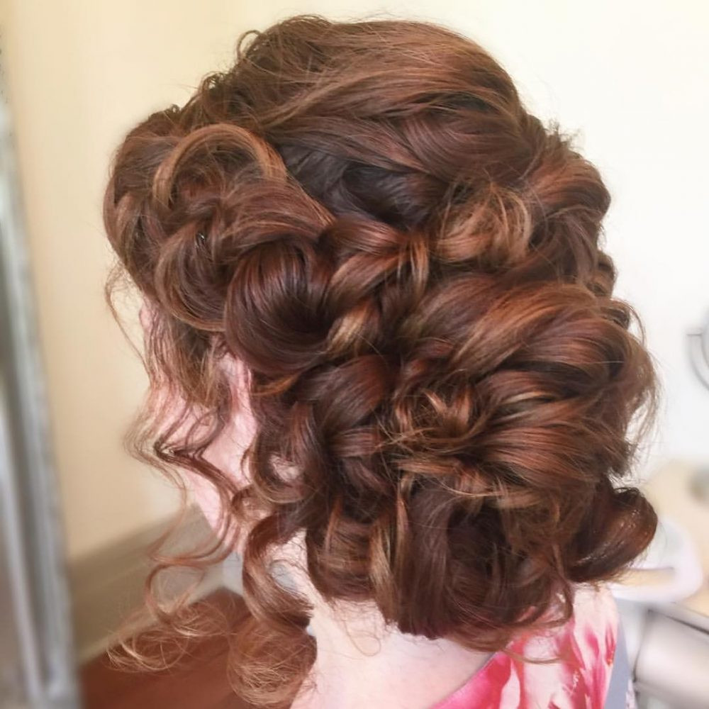 Wavy Updos Hairstyles
 18 Stunning Curly Prom Hairstyles for 2019 Updos Down