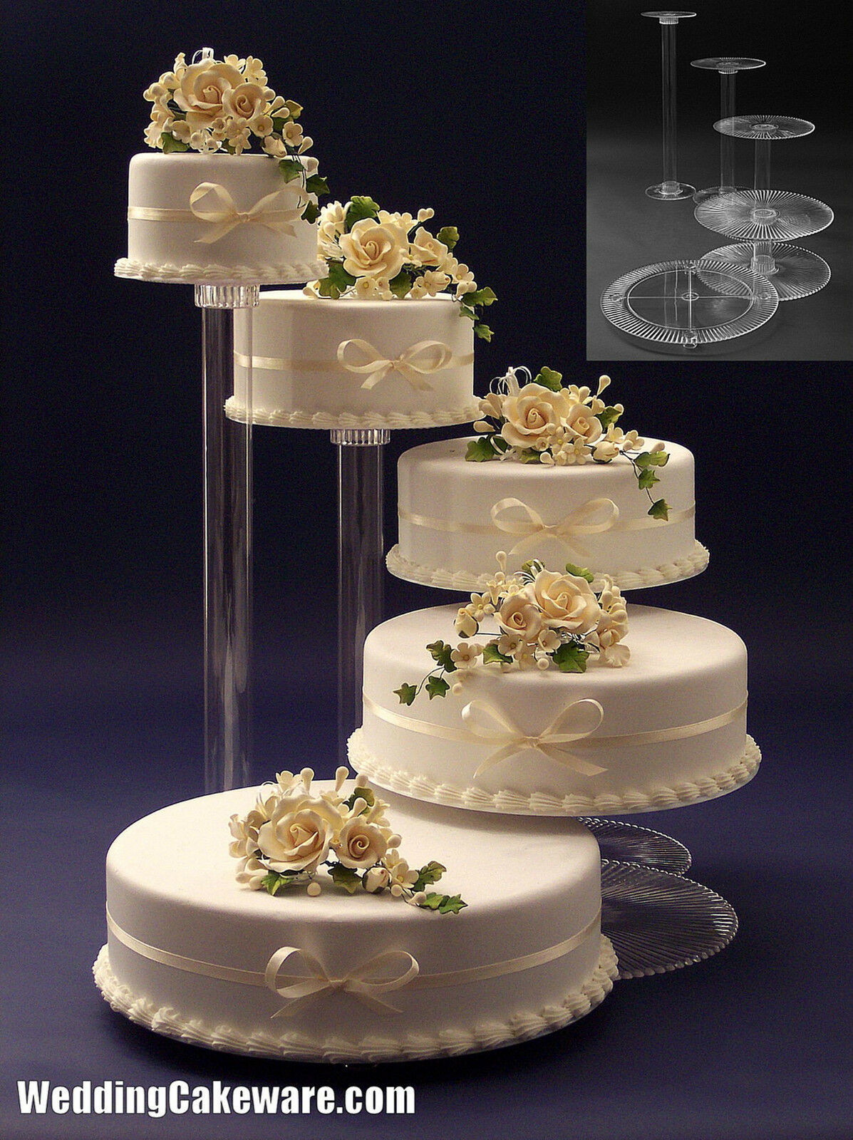 Wedding Cake Plate
 Cake Stand Wedding Bling Wedding Cake Stand Cupcake Base