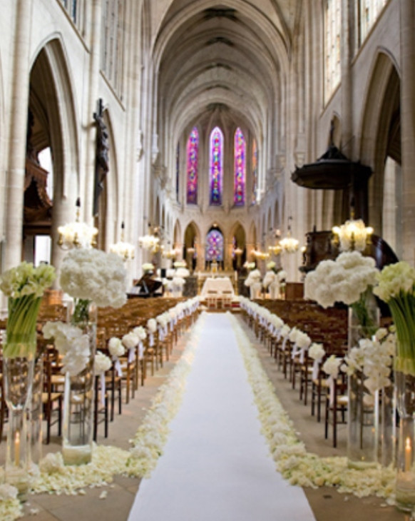 Wedding Church Decorations
 Memorable Wedding Altar Arrangements for Weddings