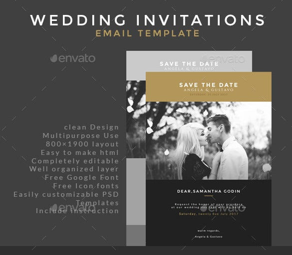 Wedding Email Invitations
 30 Business Email Invitation Templates PSD Vector EPS
