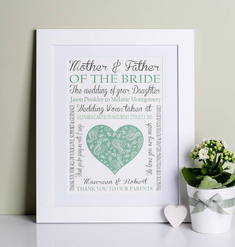 Wedding Gift Ideas For Mother Of The Bride
 Mother of the bride t ideas from the Irish bride and groom