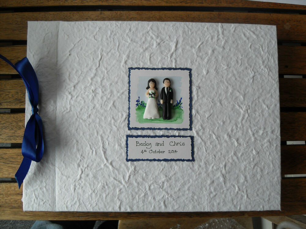 Wedding Guest Book Scrapbook
 Personalised Handmade Wedding Guest Book Album